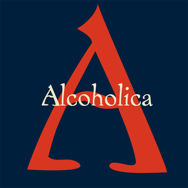 Пример шрифта Alcoholica